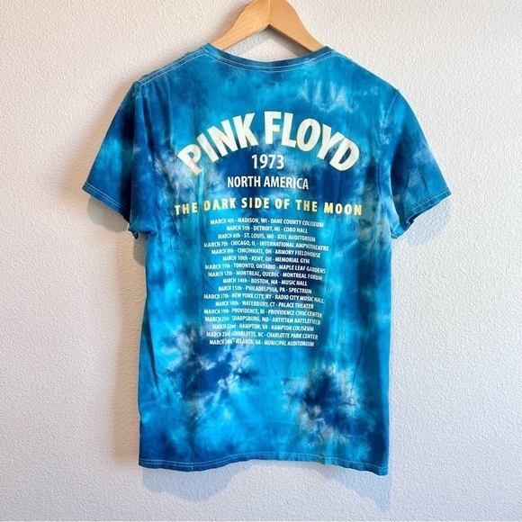 Pink Floyd 1973 Dark Side of The Moon Tour Tie Dye Licensed Shirt Size Medium - Picture 6 of 6